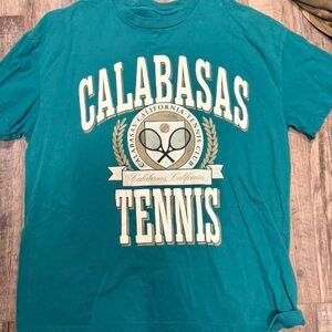 Abercrombie & Fitch Calabasas Tennis Tee - Teal